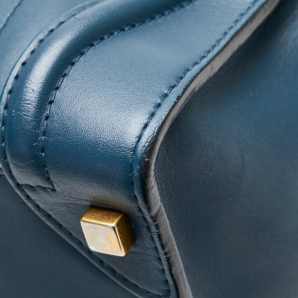 CELINE Black Leather Tote Bag - Picture 4 of 14